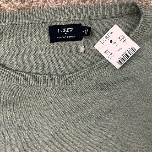 J.CREW NWT Men’s Harbor Cotton Crew-Neck Sweater - Picture 2 of 6